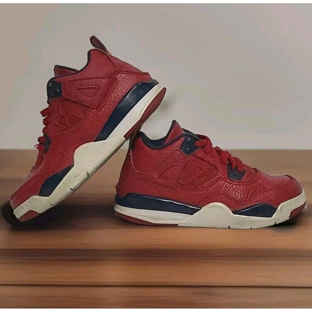 Nike Air Jordan 4 IV Retro PS Fiba Red Size 11C Sneakers‎ BQ7669-617